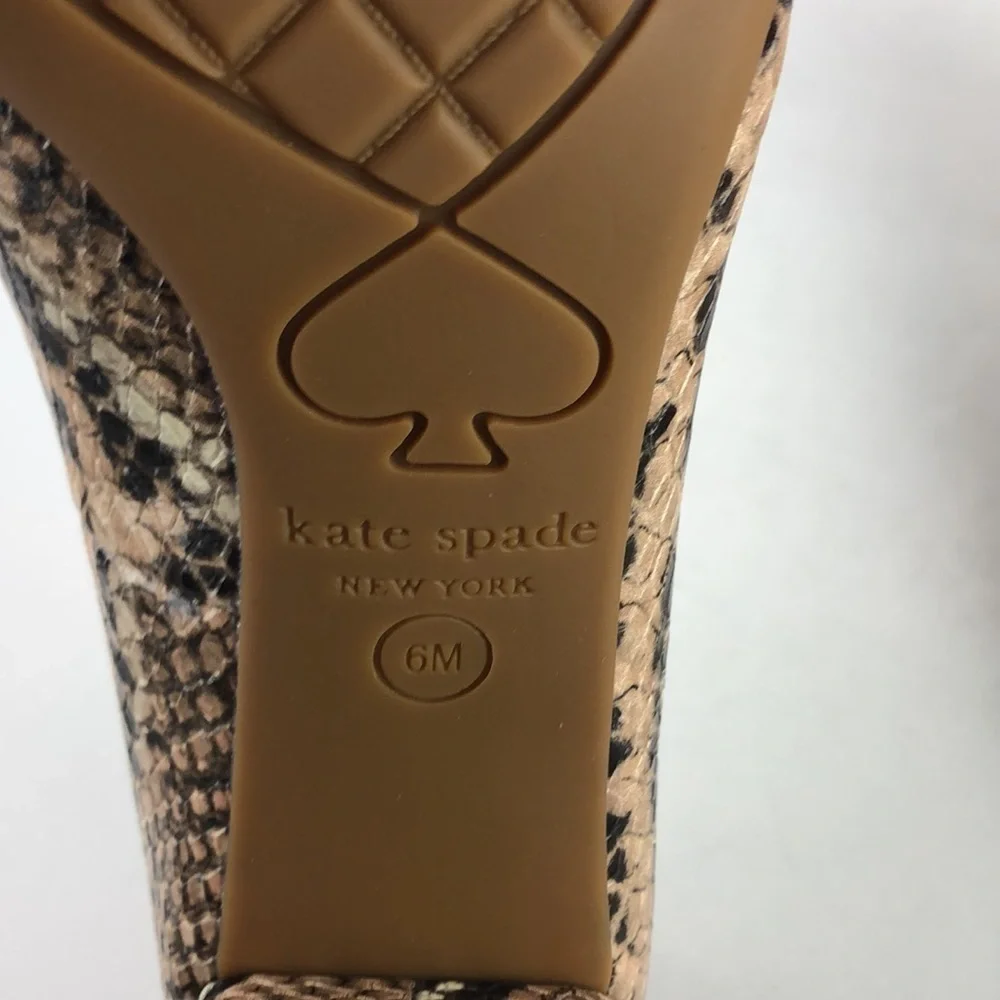 NEW Kate Spade New York Beverly Snake Pump Heels 6